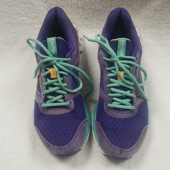 REEBOK WOMENS PURPLE ZIGKICK ALPHA RUNNING SHOE SZ 10 - Picture 3 of 9